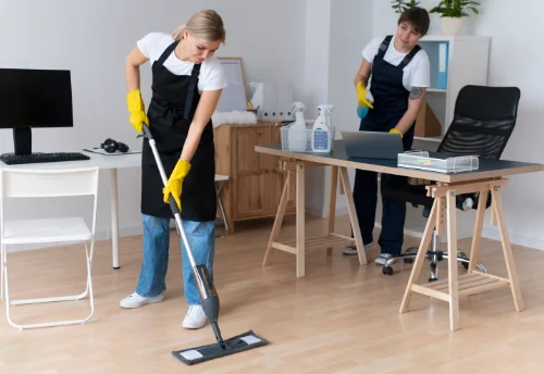 Nettoyage de bureau professionnel à Saint-Georges-de-Rouelley