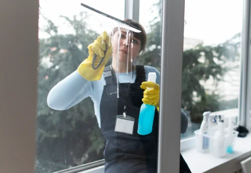 Nettoyage de vitres intérieures et extérieures à Saint-Georges-de-Rouelley